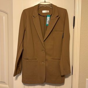 Stitch Fix camel color blazer.